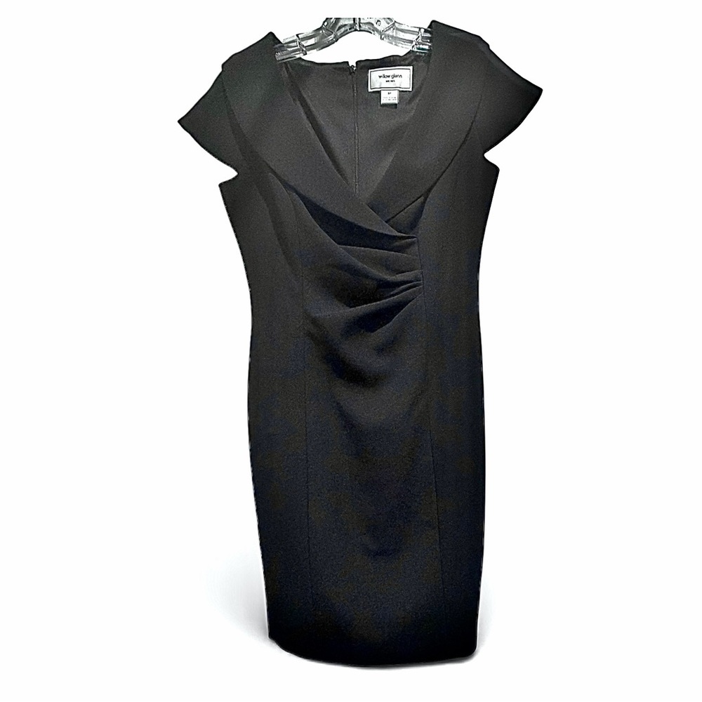 Willow Glen New York Elegant Black Dress SZ 8 Petite